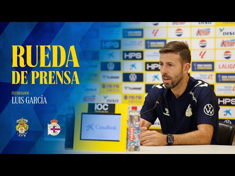 Rueda de prensa de Luis García previa al partido UD Las Palmas vs RC Deportivo | UD Las Palmas