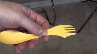 preview picture of video 'Light My Fire Spork Review - Best Backpacking Utensil'