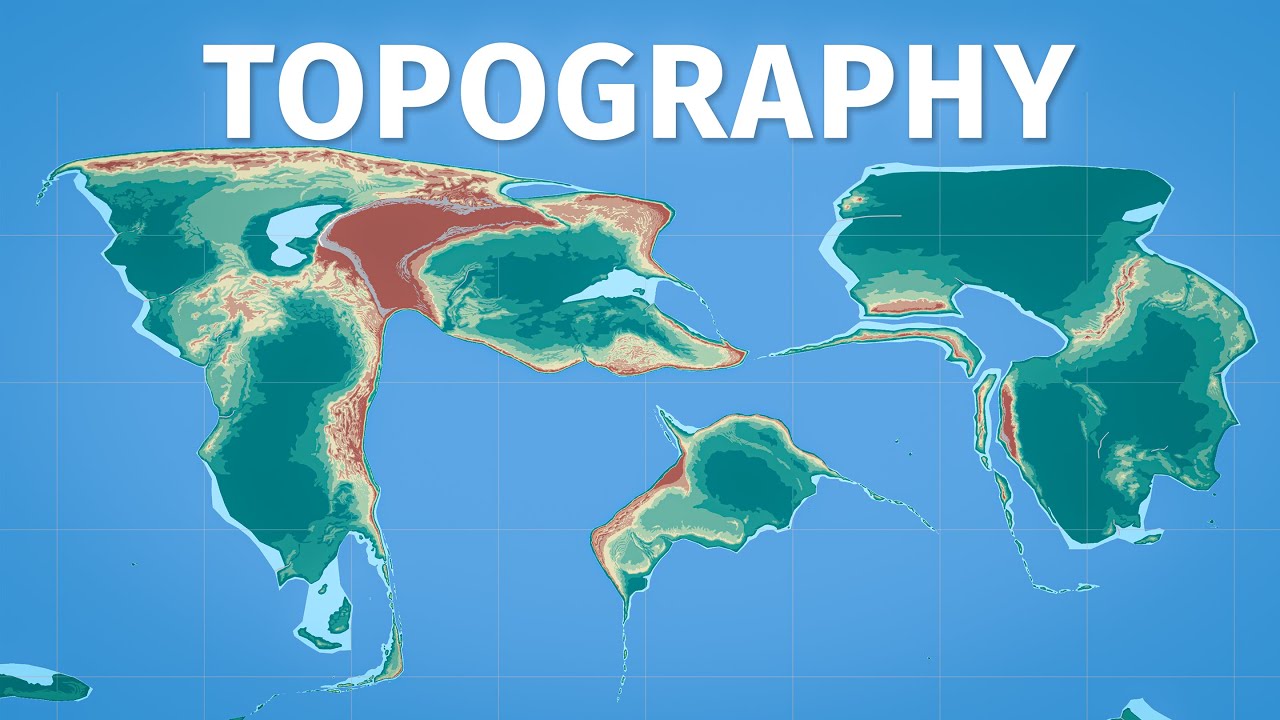 World Map: Land Topography - Worldbuilder’s Log 24