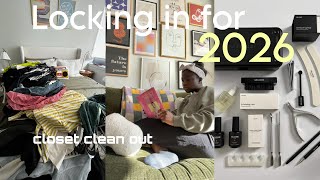 Getting My Life Together for 2026 ✨ | Closet Clean Out, Decluttering, At-Home Nails