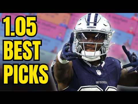 The BEST Fantasy Football Strategy from the 1.05! 2025 Mock Draft
