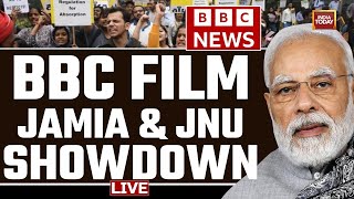 BBC Controversy LIVE: Security Beefed Up At Jamia | Massive Protest Before Screening | Modi News