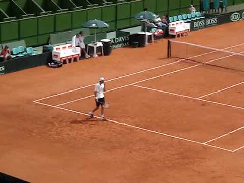 Servicio Juan Ignacio Chela-Copa Davis 2006-Parque Roca