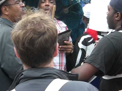 Mardi Gras 2011 Big Chief Monk Boudreaux at Second and Dryades