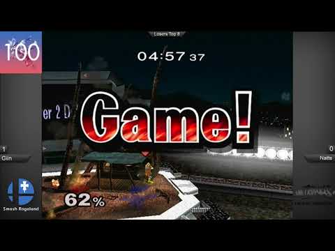 RogaSmash 100 - Giin vs Natts - Losers Top 8 - Melee