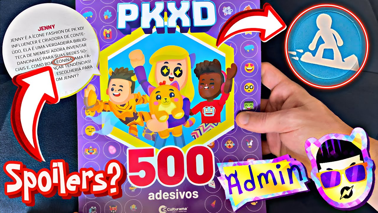 PK XD ENCONTREI SPOILERS NO LIVRO DE ATIVIDADES COM 500 ADESIVOS NA VIDA REAL!