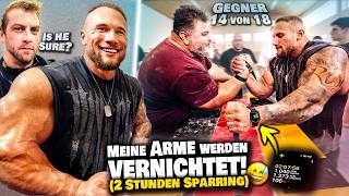 Generalprobe für mein Match gegen Matt Mask