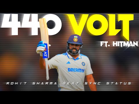 440 Volt X Rohit Sharma💞• Rohit Sharma Beat Sync Status💞🥰• 64fps • Vishal 2.0