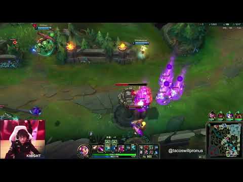 knight Zoe POV vs Rookie Orianna ~ V5 vs TOP ~ LPL Spring 2022 ~ Game 3