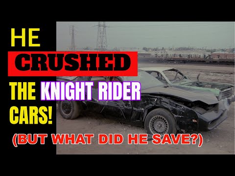 He CRUSHED the Knight Rider Cars - What He SAVED from KITT! + Fate of Blues Brothers Bluesmobiles!