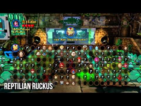 The LEGO Videogame 2014 : Marvel Super Heroes - All Deadpool Red Bricks Guide