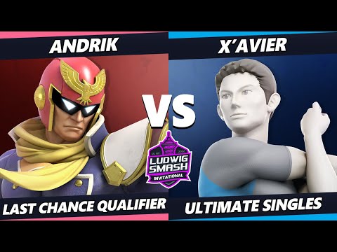 Ludwig Invitational - Andrik (Captain Falcon) Vs. X'avier (Wii Fit Trainer) SSBU Ultimate Tournament
