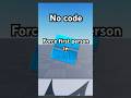 HOW TO FORCE FIRST PERSON IN ROBLOX | FORCE FIRST PERSON TUT ..