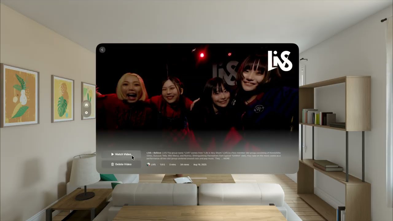 Amplium V2 - Immersive Video Platform for Apple Vision Pro