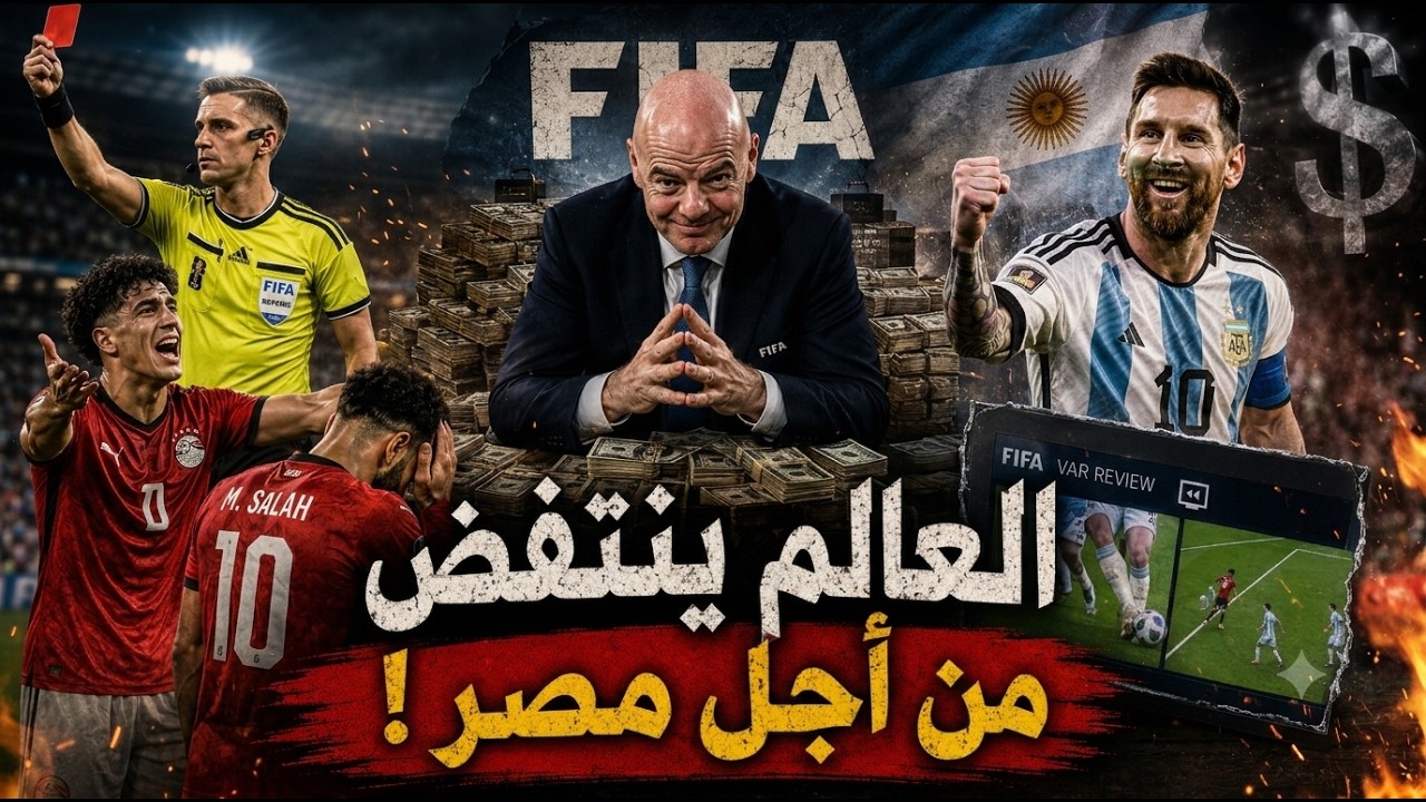 غضب عالمي بسبب مبارة مصر والارجنتين .. المصريين يفعلون بالحكم ما لا يصدق !