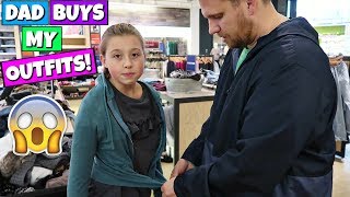 DAD BUYS TEEN DAUGHTERS OUTFITS! SHOPPING TRIP!