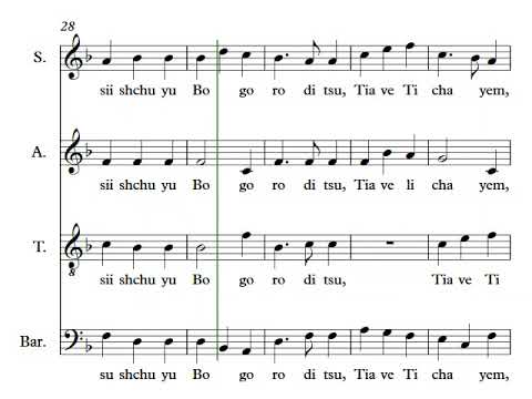 Tchaikovsky 9 Sacred Pieces No. 5 It is truly fitting Tenor