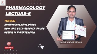 How Beta blockers are useful in Hypertension |  Antihypertensive drugs, lecture-6 | Pharma Decoded |