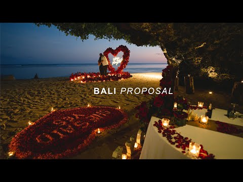 Beach Proposal Bali // Trey & Cresha #baliproposal