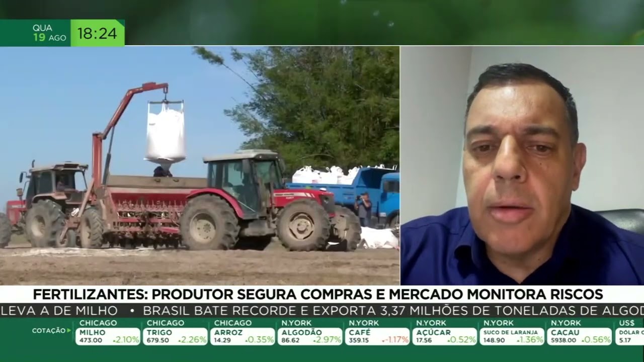 Fertilizantes: produtor segura compras e mercado monitora riscos