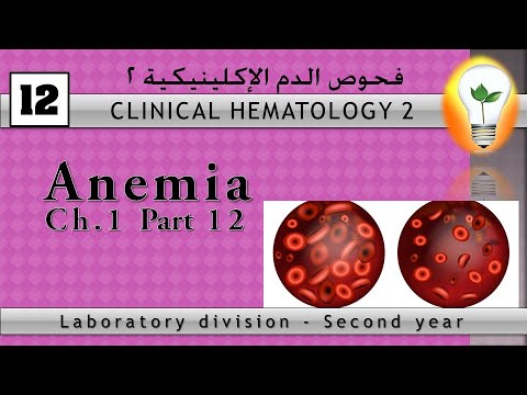 clinical hematology anemia policythemia تقنيات تحاليل الدم الأنيميا