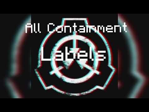 SCP All Containment Labels