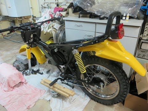 Simson Troubleshooting S83 Restauration Montage #4 Armaturenträger Hinterrad Schwinge Höherlegung
