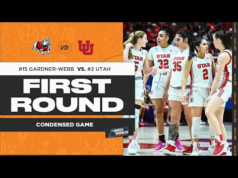 Utah vs. Gardner-Webb - First Round NCAA tournament extended highlights