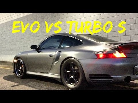 Evo IX FP Black (630 WHP) vs Porche Turbo 996 (7xx WHP)
