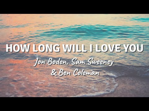 HOW LONG WILL I LOVE YOU by Jon Boden, Sam Sweeney & Ben Coleman (Lyric Video)