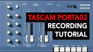 Video thumbnail for Tascam Porta02 tutorial: recording and mixing. Can you bounce on a Porta02? by Multitrack Cassette Fans