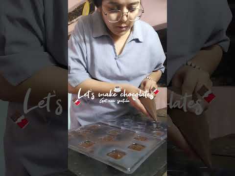 Let's make chocolates🍫|@akshita.bhargava |#chocolate #homemade #shortsfeed