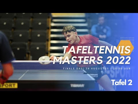 Tafeltennis Masters 2022: Finaledag - Tafel 4