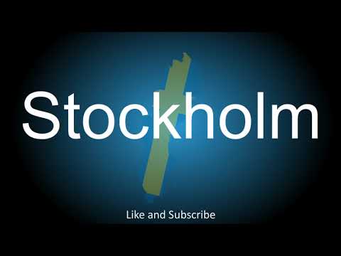 How to correctly pronounce in Swedish and English, the Capital of Sweden - Stockholm.