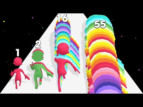 WRAP MAN RUNNER 3D - ASMR Gameplay (Max Level)