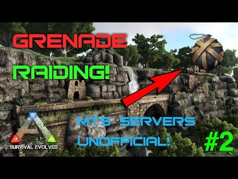 MTS SERVERS Ep.2 | SOLO RAIDING | GRENADES | UNOFFICIAL RAGNAROK (Ark Survival Evolved)