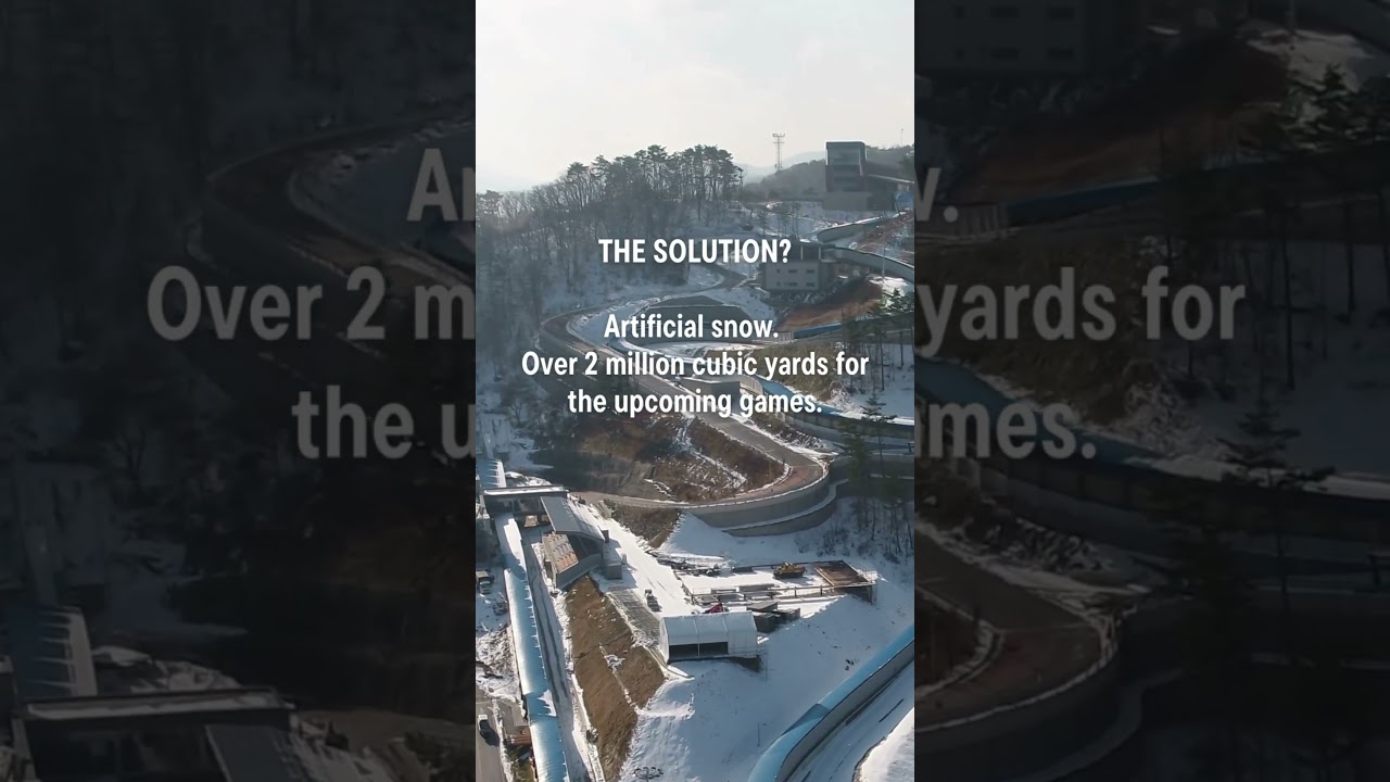 Winter Olympics Climate Impacts #winterolympics #climatechange #shorts