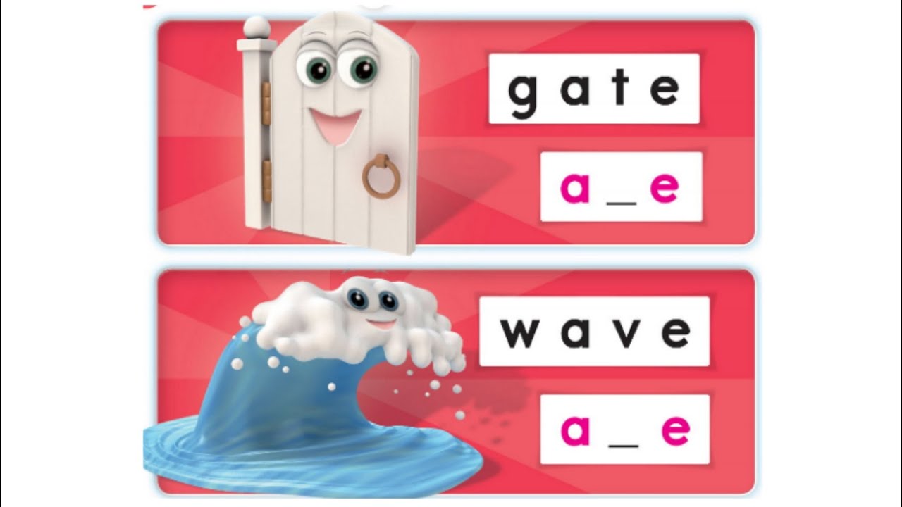 Oxford Phonics World student book level 3 - long vowels - disc 1 - unit 1 - long a - ate ave - gate