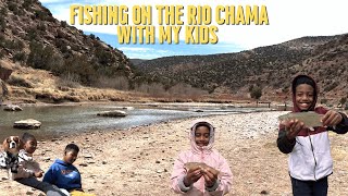 Fishing the Rio Chama With My Kids. #rainbowtrout #outdooradventure