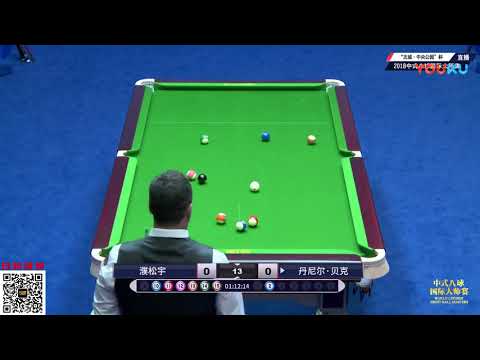 Pu Songyu VS Daniel Baker (UK) - World Chinese 8 Ball Masters Tour 2018-2019 Stop 2 Siping