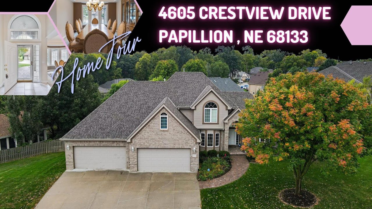PENDING | 4605 Crestview Drive, Papillion NE 68133 | The Perfect Home In Peaceful Lakewood Villages