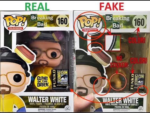 Funko Pop Legit Guide "Real Vs Fake": WALTER WHITE #160 SDCC 2014 – BREAKING BAD