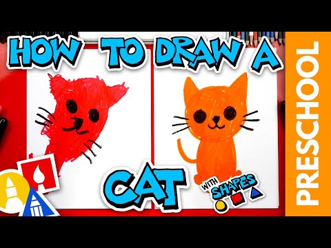 How To Draw A Cat - Preschool