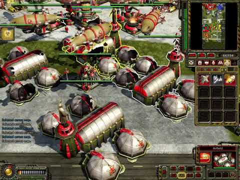 Red Alert 3:Uprising Soviet Gameplay (Kirov Airship Surprise Attack)