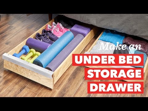 How to Build an Under Bed Storage Drawer