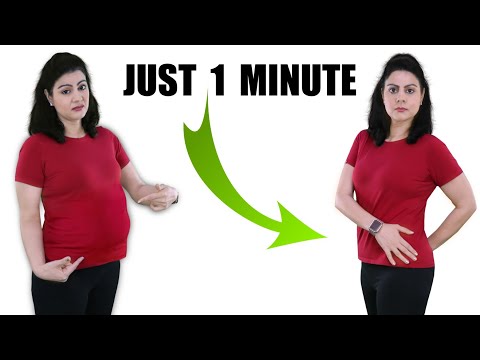 Just 1 Min Easy Exercise To Lose Belly Fat In 7 Days