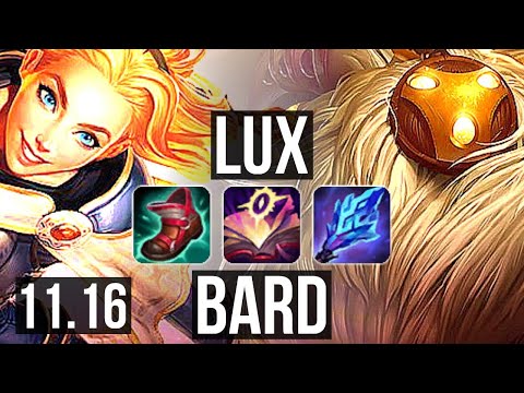 LUX & Samira vs BARD & Caitlyn (SUPPORT) | 12/1/19, 1.7M mastery, 700+ games | EUW Master | v11.16