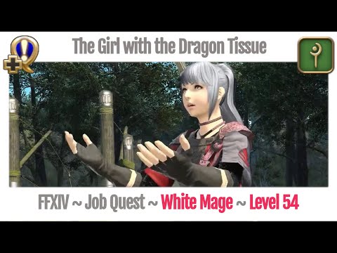 FFXIV White Mage Level 54 Job Quest ~ Heavensward ~ The Girl with the Dragon Tissue