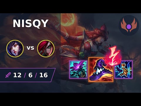 [ Nisqy ] Ahri MID vs Katarina | EUW MASTER | LOL Season 2024