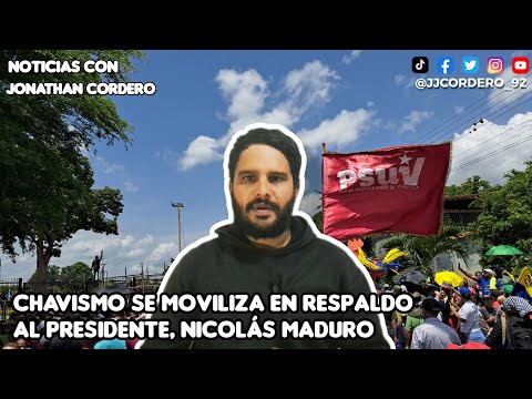 Militancia Chavista de Valencia se moviliza en respaldo al Presidente Nicolás Maduro